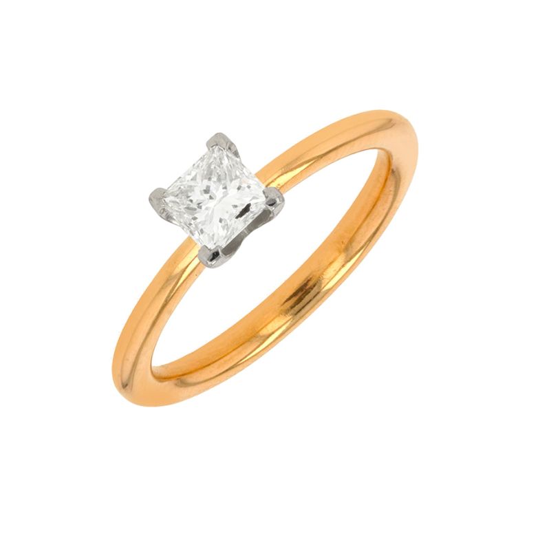 Bague diamant 0.40 carat 2 ors 3.51g Comme neuf -  reconditionné disponible sur Gemme Les Bijoux